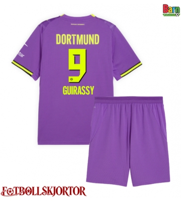 Borussia Dortmund Serhou Guirassy #9 Tredje Kläder Barn 2026-27 Kortärmad (+ Korta byxor)
